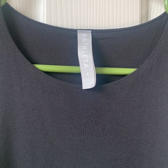 NWT Athleta Santorini Thera Travel Dress UPF Modal blend Black Small - Picture 4 of 10